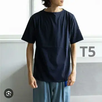 세인트제임스 네이비 티셔츠