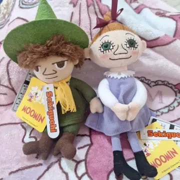 미무라 언니 스나프킨 봉제 인형 세키구치 정품 2개 세트