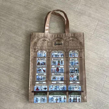 해롯 Harrods 토트백 비닐 백