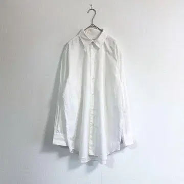 LOEFF 최근 모델 코튼 브로드 셔츠 화이트 로에프
