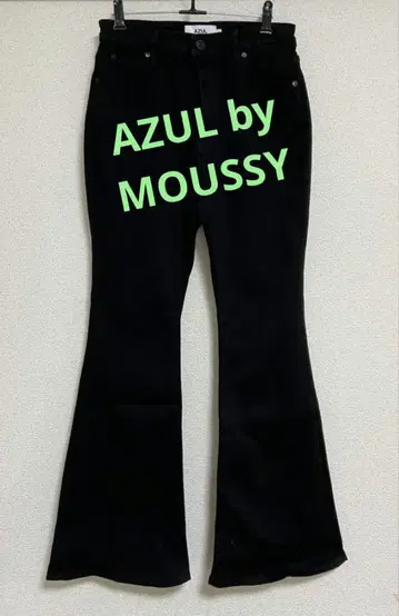 AZUL BY MOUSSY 블랙 부츠 컷 데님 L