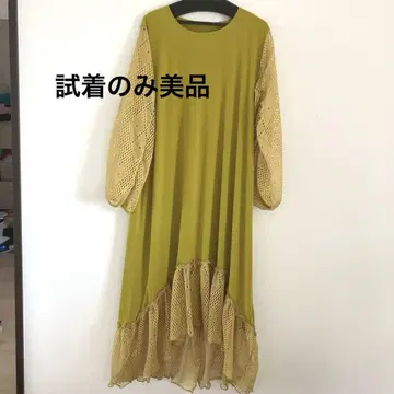 시착만 한 상품 무릎 아래 레이스 원피스