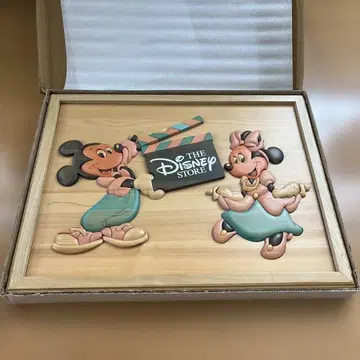 미사용품 THE DISNEY STORE 우드 퍼즐! 디즈니 벽걸이