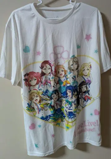 러브라이브! Aqours 캐릭터 티셔츠 제일복권 풀그라