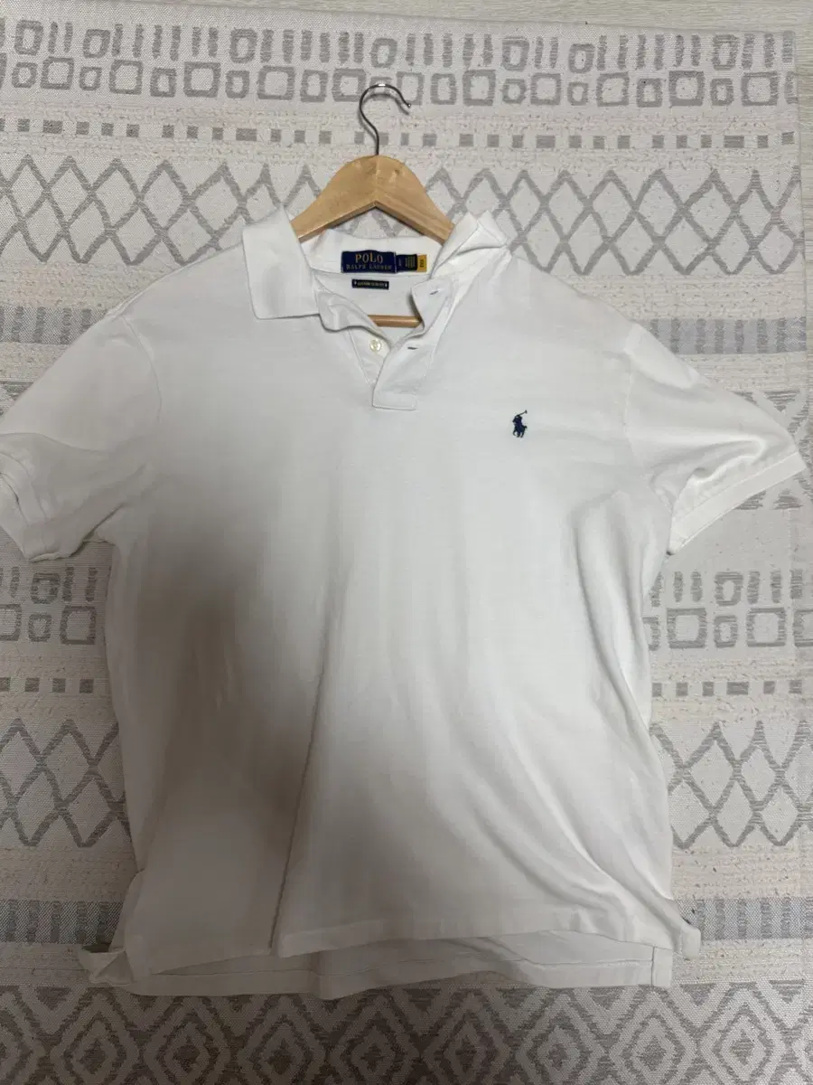 Polo Ralph Lauren PK White Custom Slim Fit L