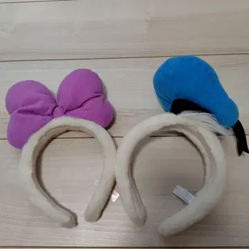 디즈니 머리띠 도날드 데이지 단종 초레어 페어