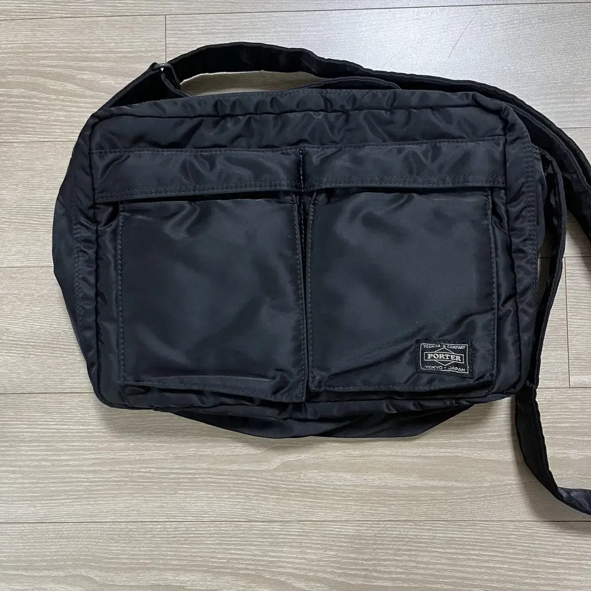 Yoshida Porter Tanker Shoulder Bag Black Large L
