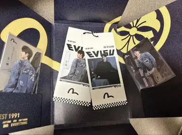 왕이보 EVISU 구매자 혜택 미니 카드 키링 즉시 발송