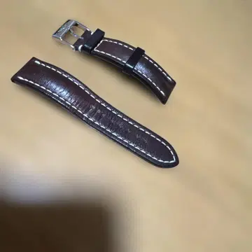 Breitling 브라운 가죽 벨트 22~20mm 리자드