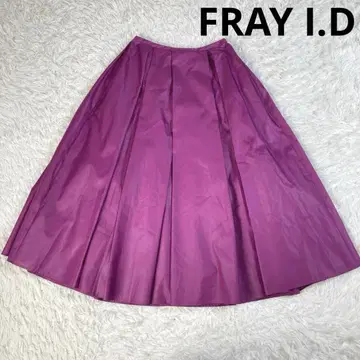 새상품급 FRAY I.D 프레이 아이디 턱 개더 볼륨 스커트 0