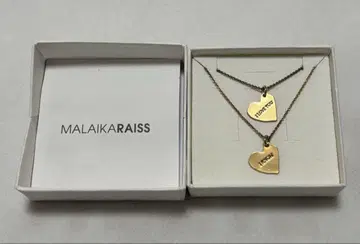 MALAIKARAISS 마라이카 라이스 하트 참 2줄 더블