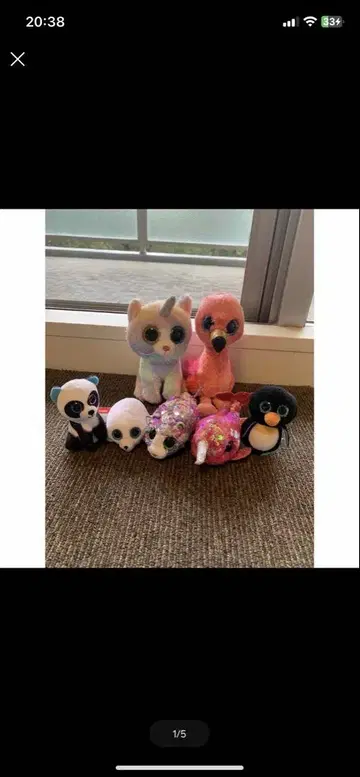 최종 가격 인하! 타이니 타이니 봉제 인형 세트