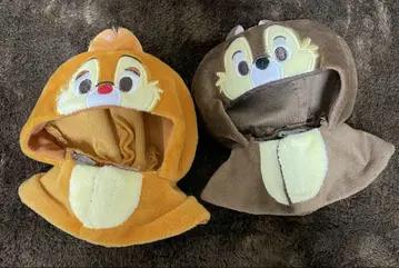 칩과 데일 칩 데일 봉제 인형 판초 코스튬 의류