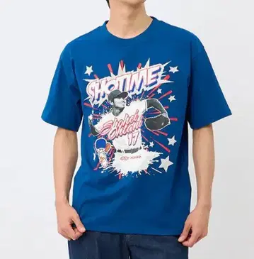 오타니 쇼헤이 SHOHEI OHTANI 티셔츠 XL 블루