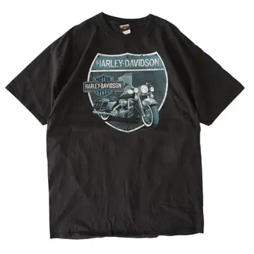 할리 데이비슨 티셔츠 XL 블랙 Harley Davidson