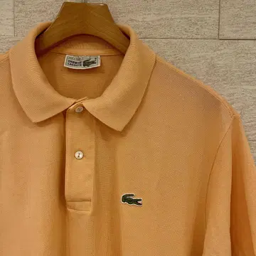 Lacoste 프랑스제 피케 셔츠 오렌지 컬러
