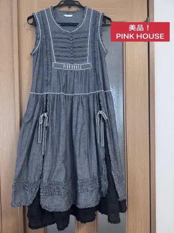 새상품급! PINK HOUSE 슬리브리스 롱 원피스