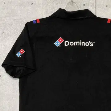 Domino's 폴로 셔츠 자수 로고 기업 로고 기업 의류 도미노 피자
