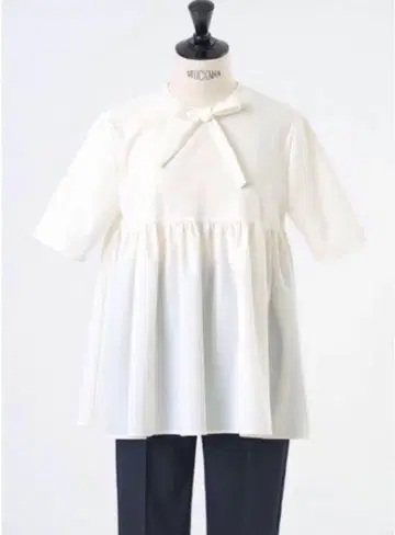 yori 더 드라이 세레모니 리본 블라우스