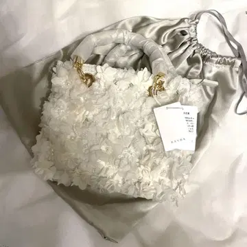 RANDA 란다 LUXURY ITEM 2WAY 3D 플라워 비쥬 백
