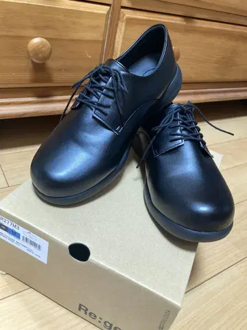 Re:getA 블랙 비즈니스 슈즈