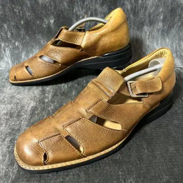 JOHNSTON&MURPHY 구르카 샌들 가죽 샌들 US12