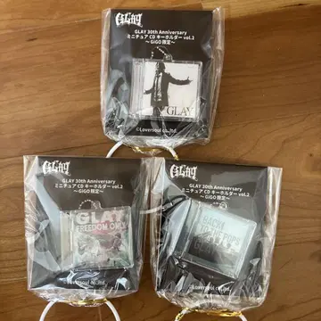 GLAY 30th Anniversary 키링 세트