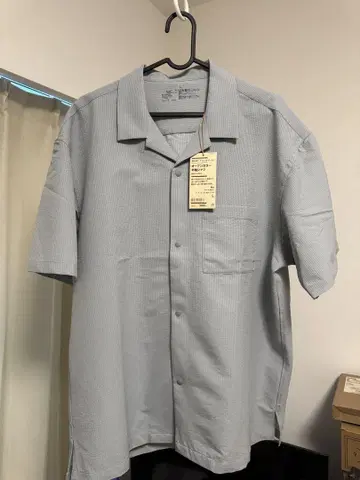 MUJI 무인양품 전 상품 신상품 신사 오픈 카라 반팔 셔츠
