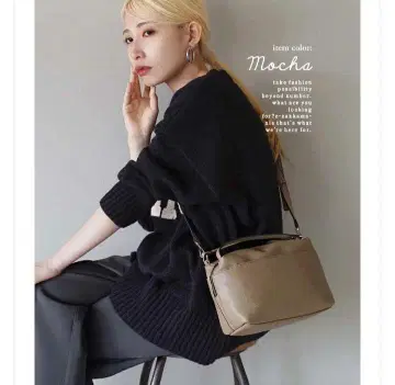 이자카야 매니아 스토어 스퀘어 2way 숄더백 모카