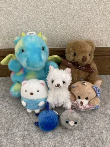 봉제 인형 마스코트 7종 세트