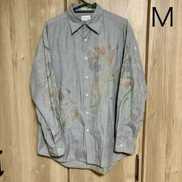 폴스미스 꽃무늬 자수 M 사이즈 긴팔 셔츠