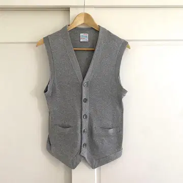 Letroyes 니트 베스트 베스트 DEUXIEME CLASSE 그레이
