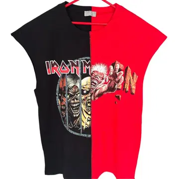 IRON MAIDEN 아이언 메이든 드롭 숄더 티셔츠
