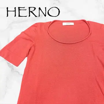 HERNO 코랄 반팔 니트