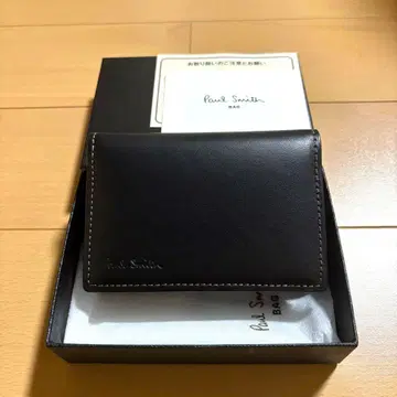 폴스미스 명함지갑 1세대 올드 가죽 블랙 미사용 새상품