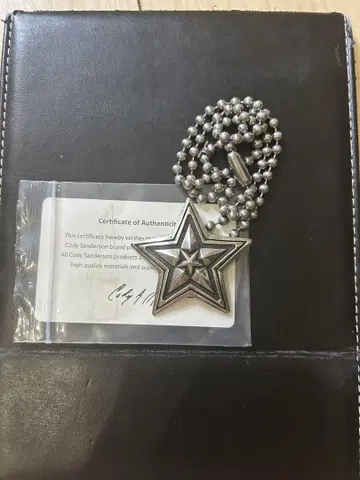 Cody Sanderson 별 모양 펜던트 목걸이