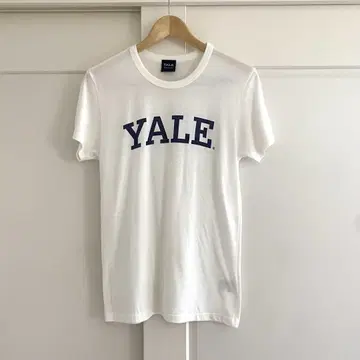 YALE UCLA 하프 슬리브 TEE 화이트 새상품급 FRAMEWORK