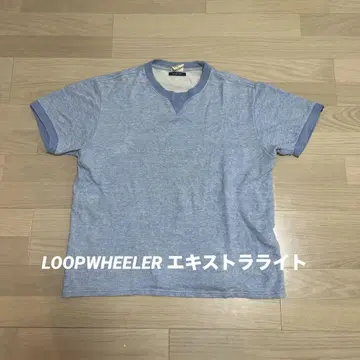 LOOPWHEELER 루프휠러 반팔 맨투맨 M 엑스트라 라이트