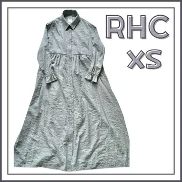 새상품급 론 헤르만 RHC 원피스 XS 롱 셔츠 원피스 그린
