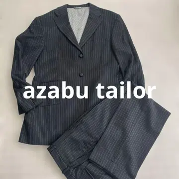 azabu tailor 아자부 테일러 블랙 스트라이프 비즈니스 정장