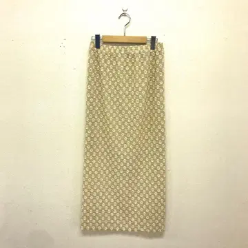 택 포함 B.C STOCK 23SS 플라워 스트레이트 스커트 허리밴딩