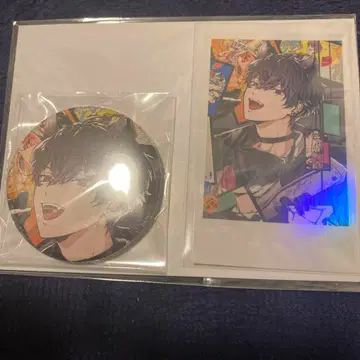 니지산지 생일 굿즈 캔뱃지 폴라로이드풍 카드 사에키 이쯔테츠 2024