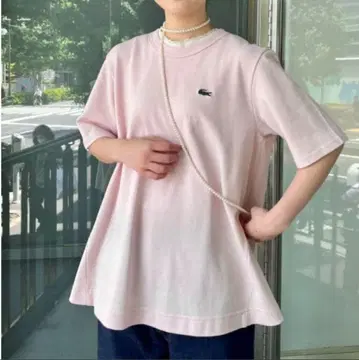 라코스테 빔즈 보이 A 라인 크루넥 티셔츠