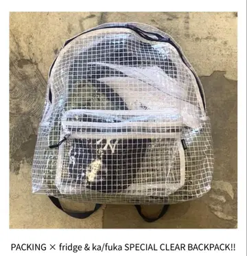 PACKING SPECIAL CLEAR BACKPACK 클리어 백팩