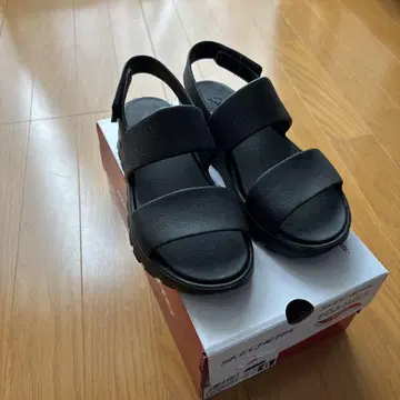 Skechers 블랙 스포츠 샌들