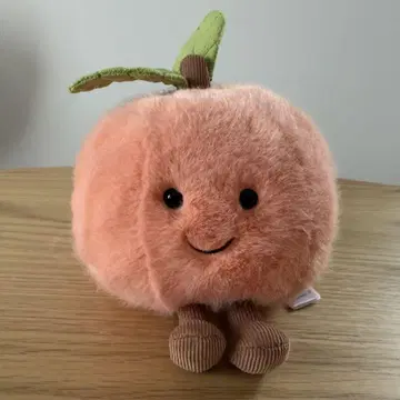 Jellycat peach 복숭아 봉제 인형 / 택 없음