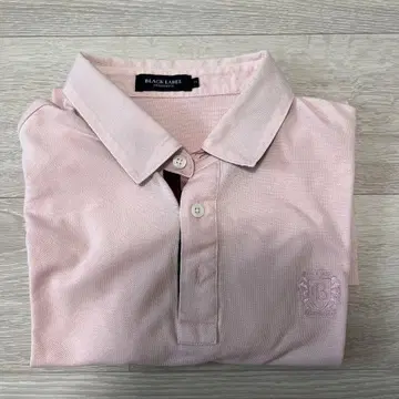 BLACK LABEL 핑크 피케 셔츠