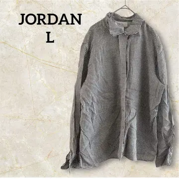 JORDAN [L] 체크 무늬 린넨 셔츠 린넨 심플 셔츠