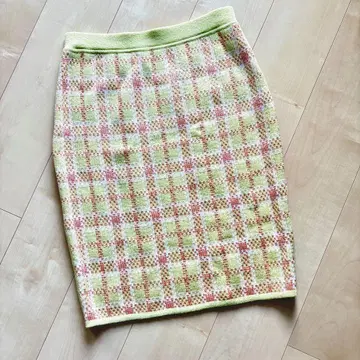 에스카다 ESCADA 체크 무늬 스커트