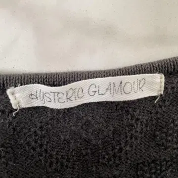 hysteric glamor 벌 패턴 스퀘어 넥